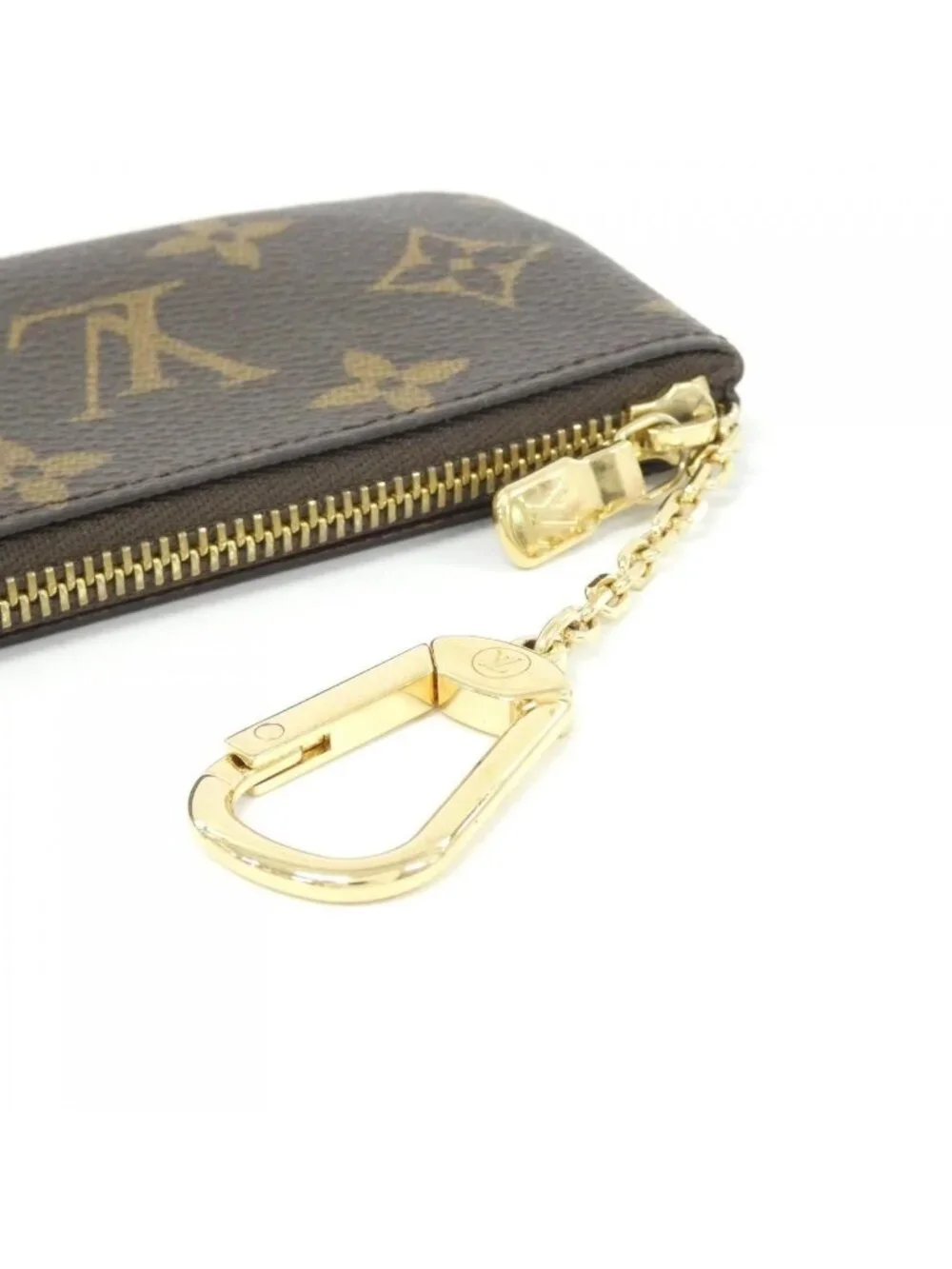 Louis Vuitton Monogram Pochette Cles Coin & Key Case Key Holder